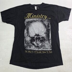 Ministry X-Ray The Mind Is A Terrible Thing To Industrial Tour Skull Shirt Sz L